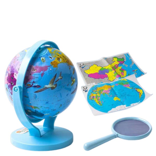 Toys World Globe for Kids Learning, Educational Rotating World Map Globes M Carousel 2