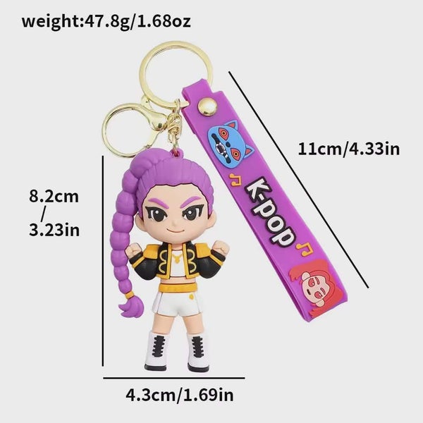 K-Pop Demon Hunters 3D Keychain - Derpy Carousel 3