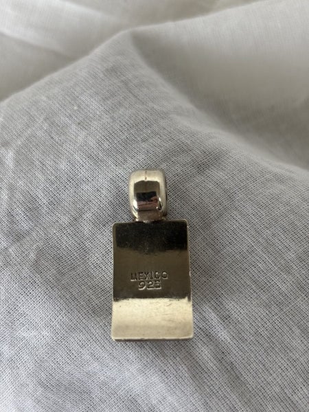 BLACK ONYX SLIDER PENDANT | Sterling Silver 0.925 Carousel 8