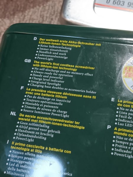 Small bosch drill Carousel 7