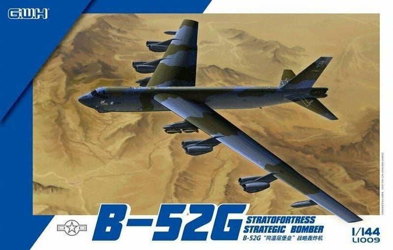 Great Wall Hobby 1/144 Scale B-52G Stratofortress Strategic Bomber L1009 Plas... Carousel 1