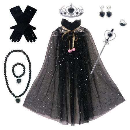 Frozen Hand Necklace Crown Set Black Carousel 1