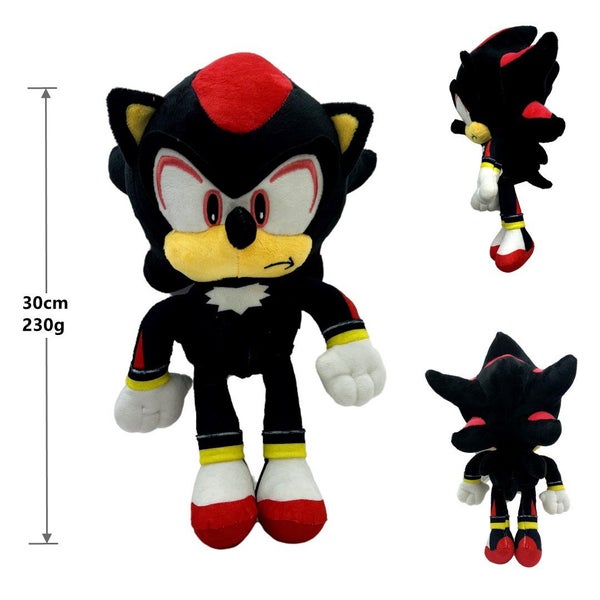 Sonic the hedgehog soft toy plush 30cm - Black sonic Shadow Carousel 1