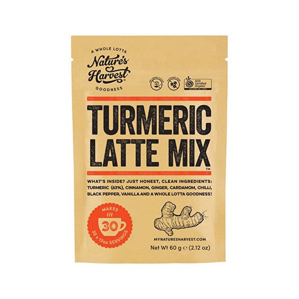 Nature's Harvest Organic Turmeric Latte Mix 60g Carousel 1