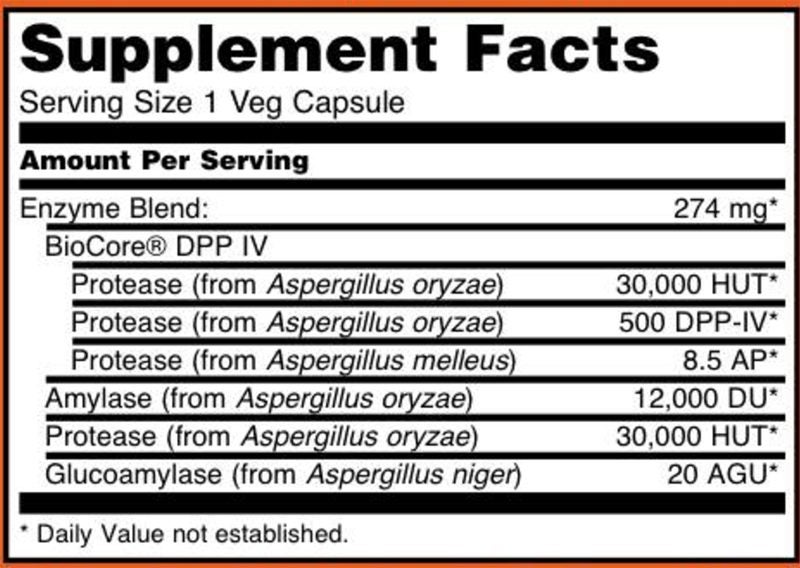 Now Foods Gluten Digest Gastrointestinal Support 60 Capsules (Clearance) Carousel 3