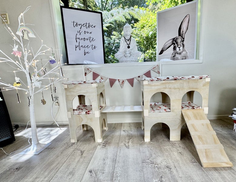 Large Modular Bunny House - Cozy Hideaway for Your Furry Friend Carousel 6