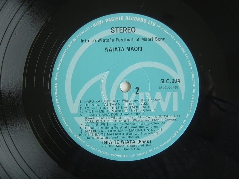 Waiata Maori Inia Te Wiata NZ Opera Co 33 1/3RPM Carousel 2