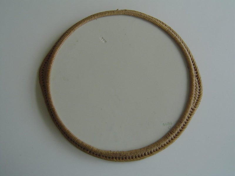 Porcelain Serving Tray In Cane Frame Carousel 2