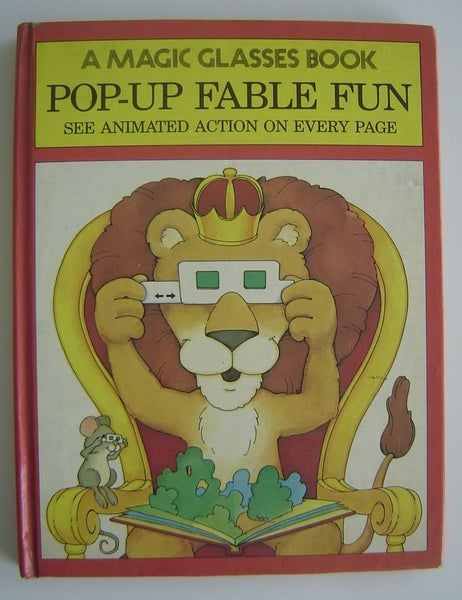 Vintage Popup 3D Book Fable Fun Carousel 1