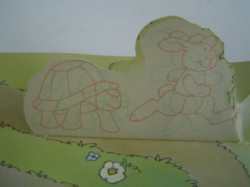 Vintage Popup 3D Book Fable Fun Carousel 13