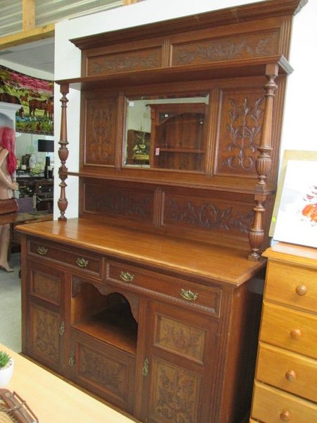 2316 LOVELY VINTAGE MIRROR BACK SIDEBOARD Carousel 1