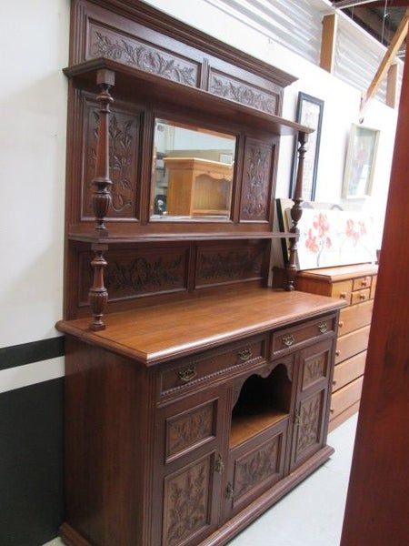 2316 LOVELY VINTAGE MIRROR BACK SIDEBOARD Carousel 2