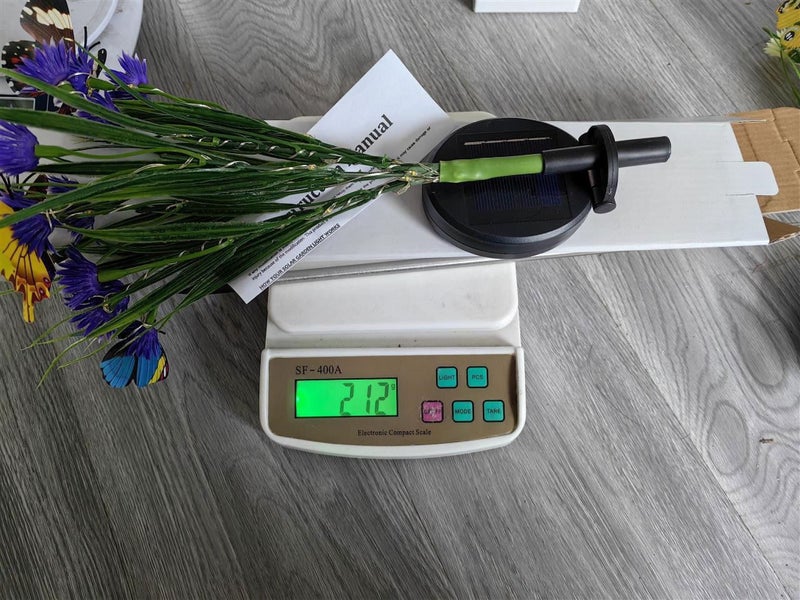 Solar Garden Lights,Colors Changing Butterflies And Fourteen DaisiesCombina Carousel 8