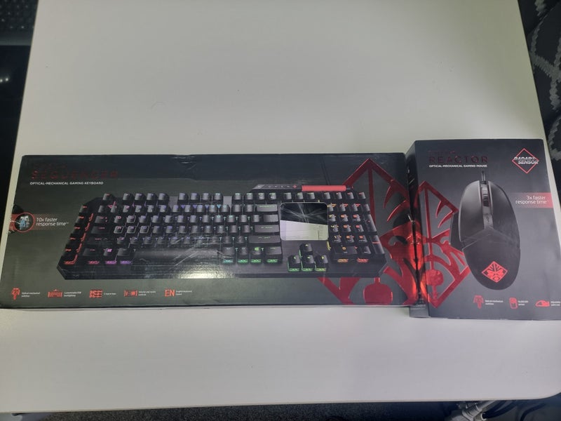 *HP OMEN* Sequencer Gaming Keyboard + Reactor Gaiming Mouse Carousel 1