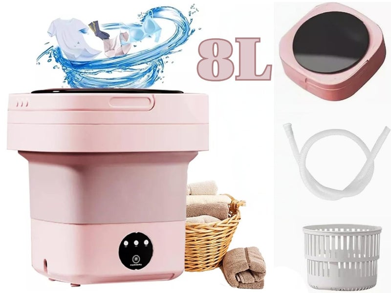 8L Portable Small Foldable mini Washing Machine - (NZ Clearance) Carousel 1