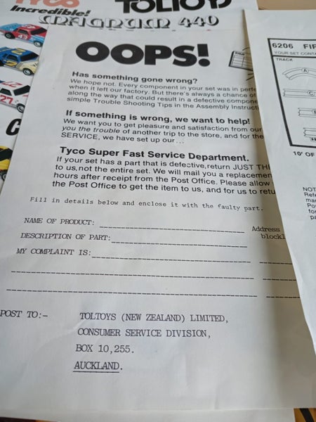 Tyco slot cars Carousel 12