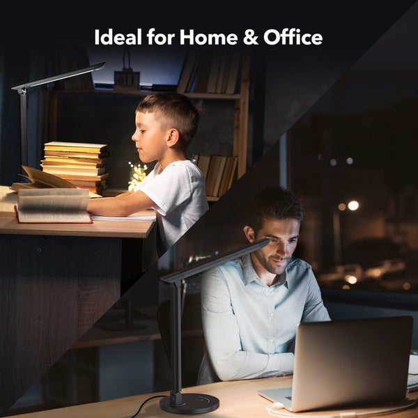 Taotronics TT-DL13 LED Desk Lamp (Black) Brightness: 510lm, Color Temperature: Carousel 7