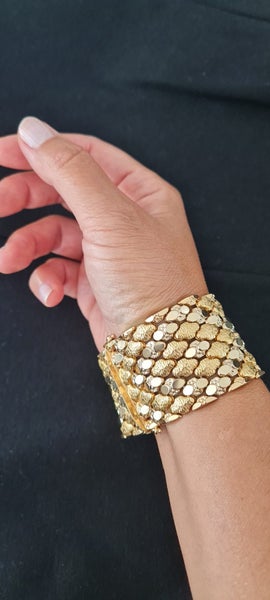 18ct, 80g Bracelet, Fully Articulated, Exquisite Craftsmanship Carousel 1