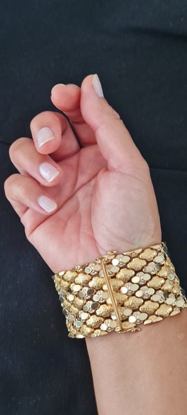 18ct, 80g Bracelet, Fully Articulated, Exquisite Craftsmanship Carousel 2