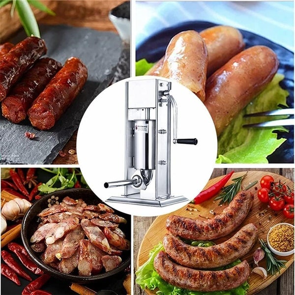 Sausage Stuffer 11LB/5L Capacity Stainless Steel Carousel 7