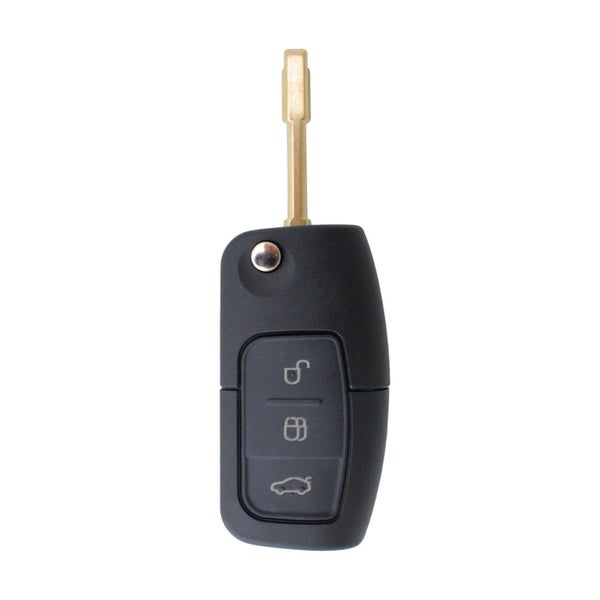 Complete To Suit FORD 3 Button Transponder Remote Flip Car Key fiesta xr4 BA ... Carousel 1