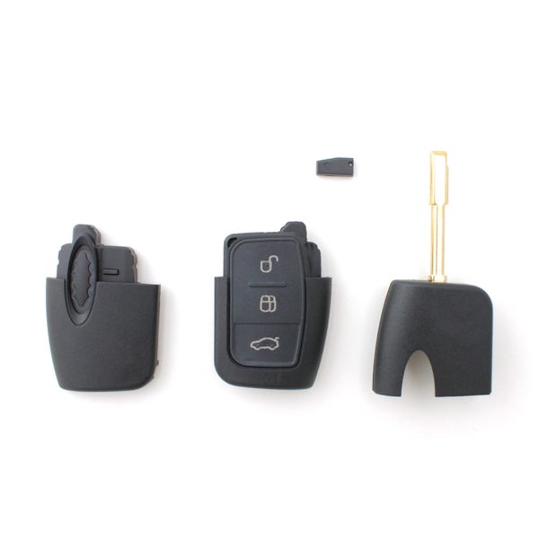 Complete To Suit FORD 3 Button Transponder Remote Flip Car Key fiesta xr4 BA ... Carousel 7