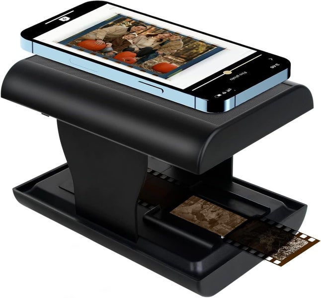 Portable Mobile Film Scanner for 35mm Negatives & Slides, 1000dpi, Android/iOS Carousel 2