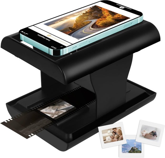 Portable Mobile Film Scanner for 35mm Negatives & Slides, 1000dpi, Android/iOS Carousel 1