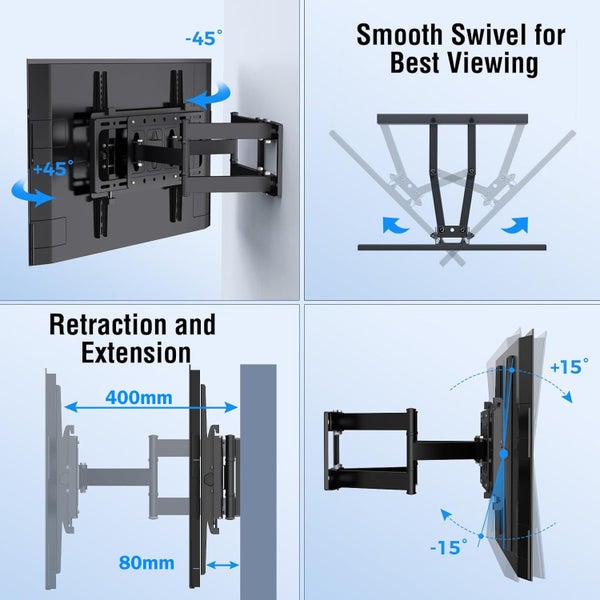 Heavy duty universal TV wall brackets Carousel 5
