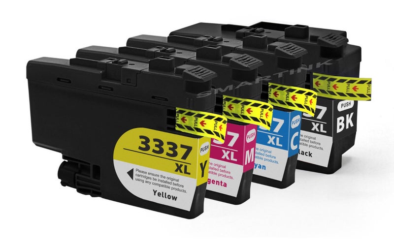 Brother LC3337 K+C+M+Y ink cartridge for MFCJ5945DW MFCJ6945DW Compatible Carousel 1