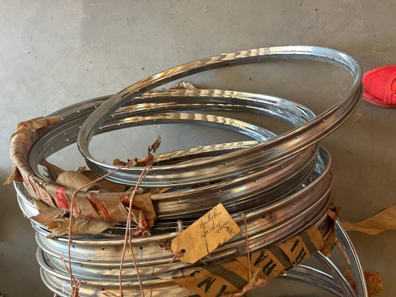 Antique Bike Rims - New Old Stock Carousel 1