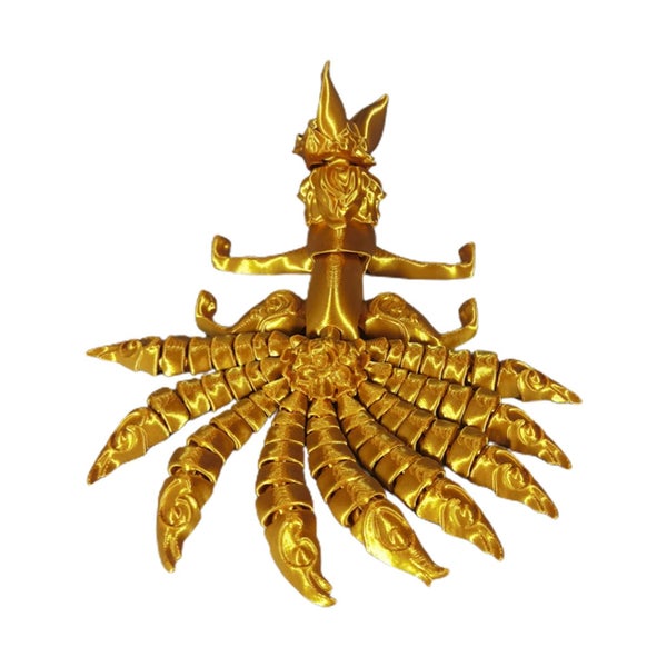 Printing Nine-tailed Foxy Toy Ornament Halloween Foxy Animals Bedroom Study Carousel 2