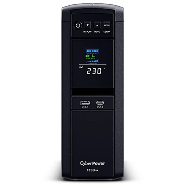 CyberPower PFC Sinewave Series 1350VA / 810W Tower UPS with LCD 6 NZ Outlets, Carousel 4