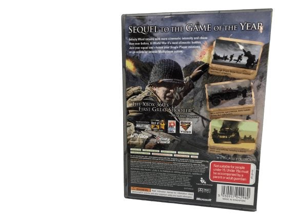 Call Of Duty 2 (XBox 360) *MINT COMPLETE Carousel 6