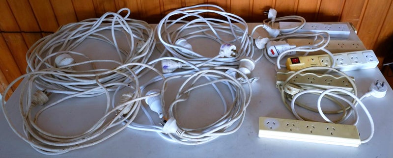 Assorted Power Cables and multiboxes Carousel 1