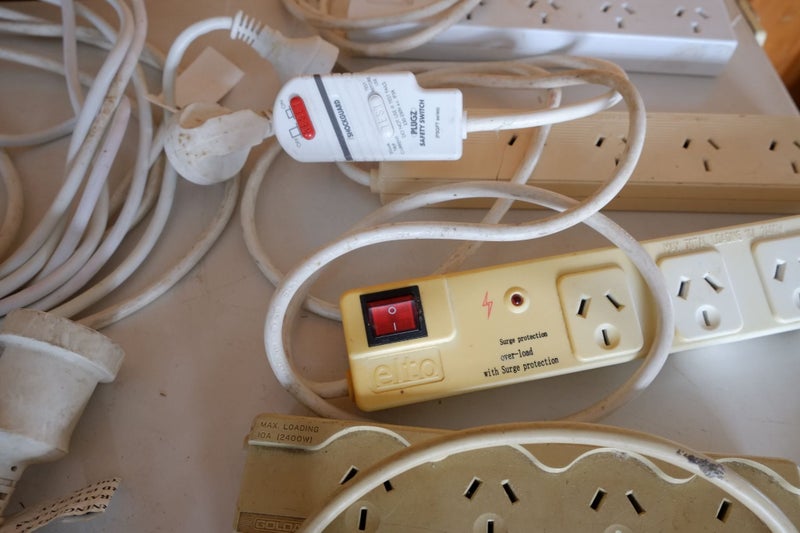 Assorted Power Cables and multiboxes Carousel 2