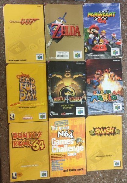 Various Game Guides/Instruction Booklets Carousel 1