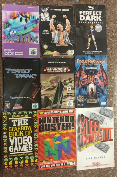 Various Game Guides/Instruction Booklets Carousel 2