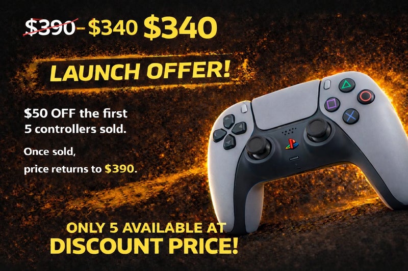 PS5 DualSense Pro Custom Controller TMR+Smart Buttons – Special Edition Designs64827308482306110