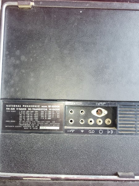 National Panasonic POLICE Transistor radio Carousel 2