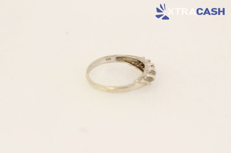 Sterling Silver Diamond Dress Ring Carousel 2