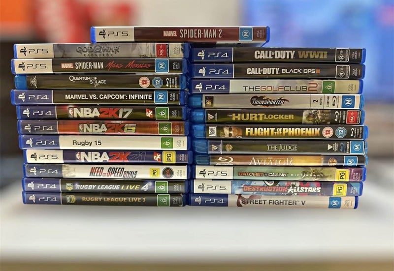 Bulk - PS4, PS5 Games & DVD's Carousel 2