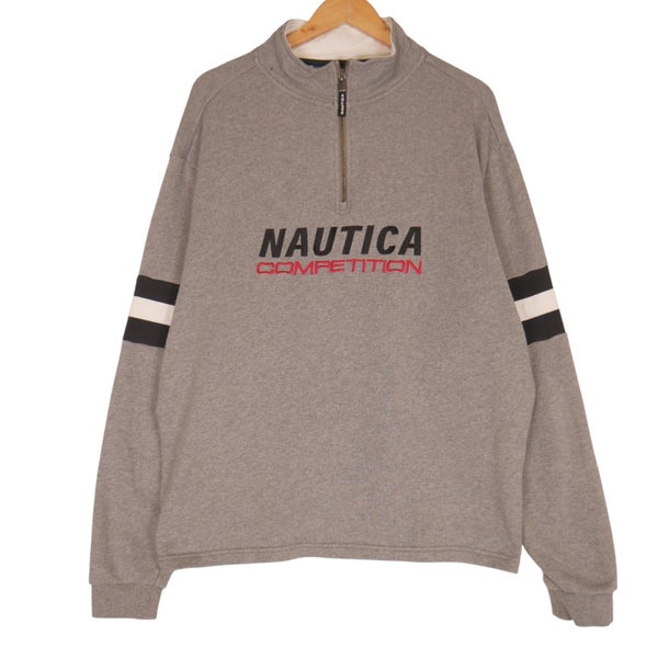Nautica Competition Embroidered Half Zip Jumper Large Carousel 1