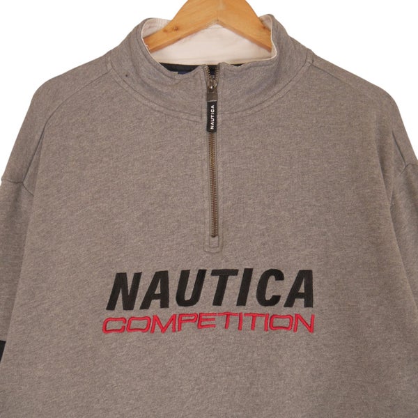 Nautica Competition Embroidered Half Zip Jumper Large Carousel 2