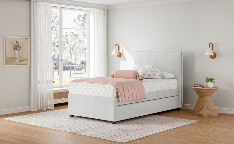 KING SINGLE "FLORIDA" BED + ROLLAWAY TRUNDLER BED Carousel 2