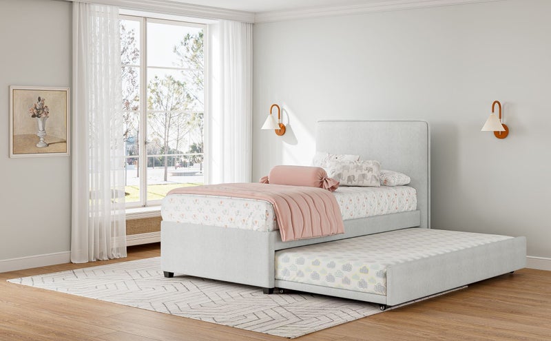 KING SINGLE "FLORIDA" BED + ROLLAWAY TRUNDLER BED Carousel 1