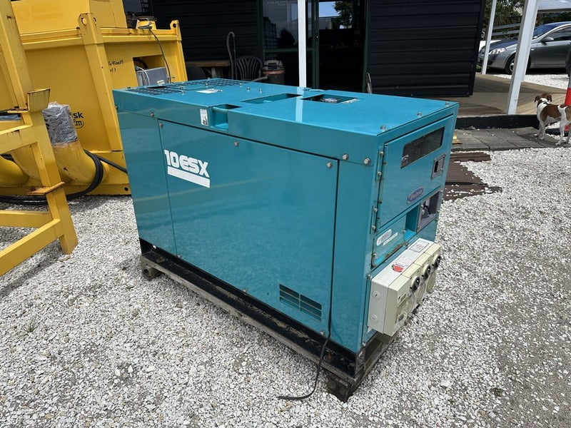 10kVa Denyo (Japanese) silenced diesel generator set Carousel 1