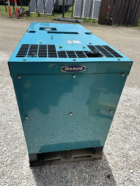 10kVa Denyo (Japanese) silenced diesel generator set Carousel 10