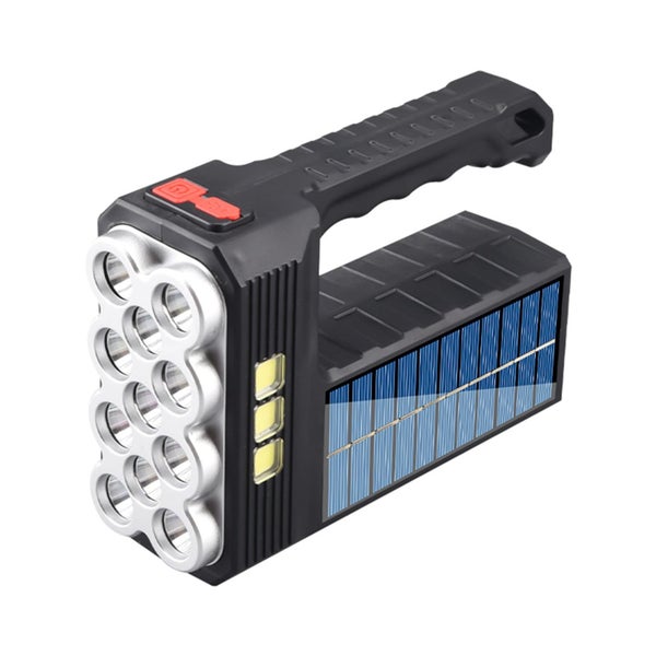 LED Camping Lantern Rechargeable With Solar Panel Charging,, 4 Light Modes, Carousel 1