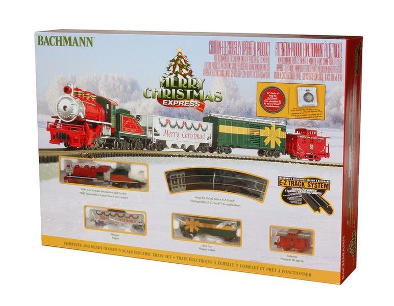 Bachmann Merry Christmas Express Train Set. N Scale Carousel 1